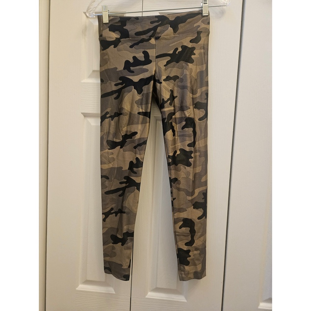 Koral Lustrous High Rise Leggings Camo Metallic Liquid Activewear Women Small